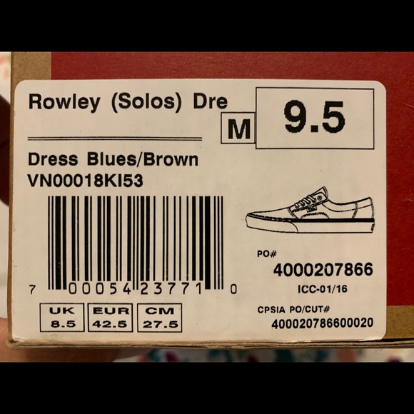 Vans Dress Blue/Brown - Picture 2 of 4